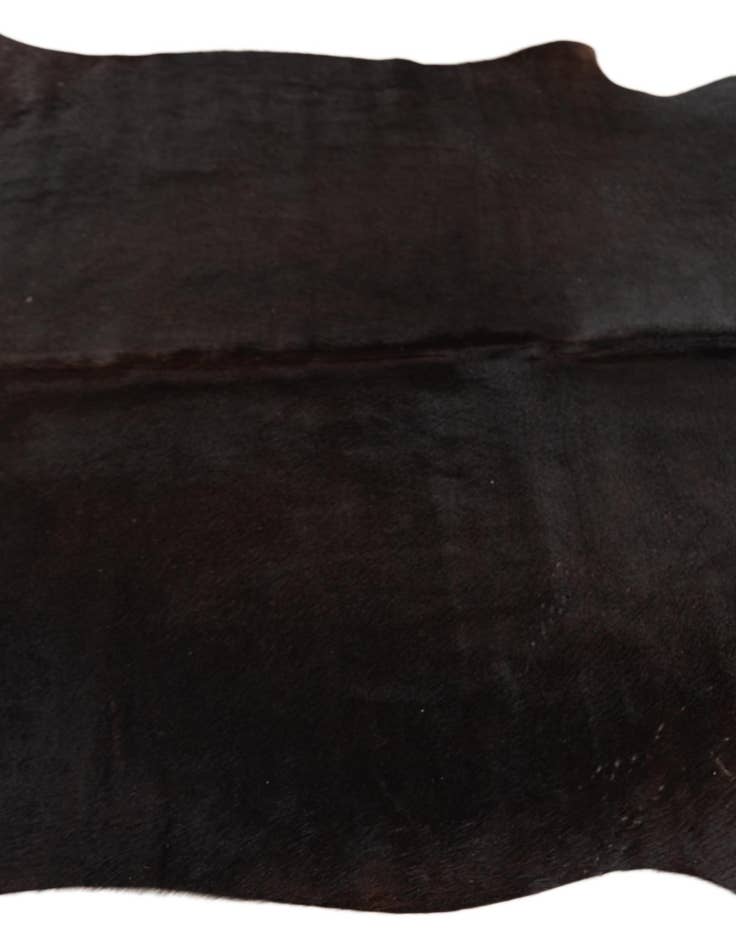 Detail image of  4' 9 x 5' Cowhide Leather Freeform Rug