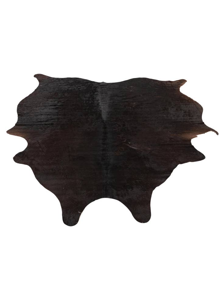 Detail image of  5' 1 x 5' 11 Cowhide Leather Rug
