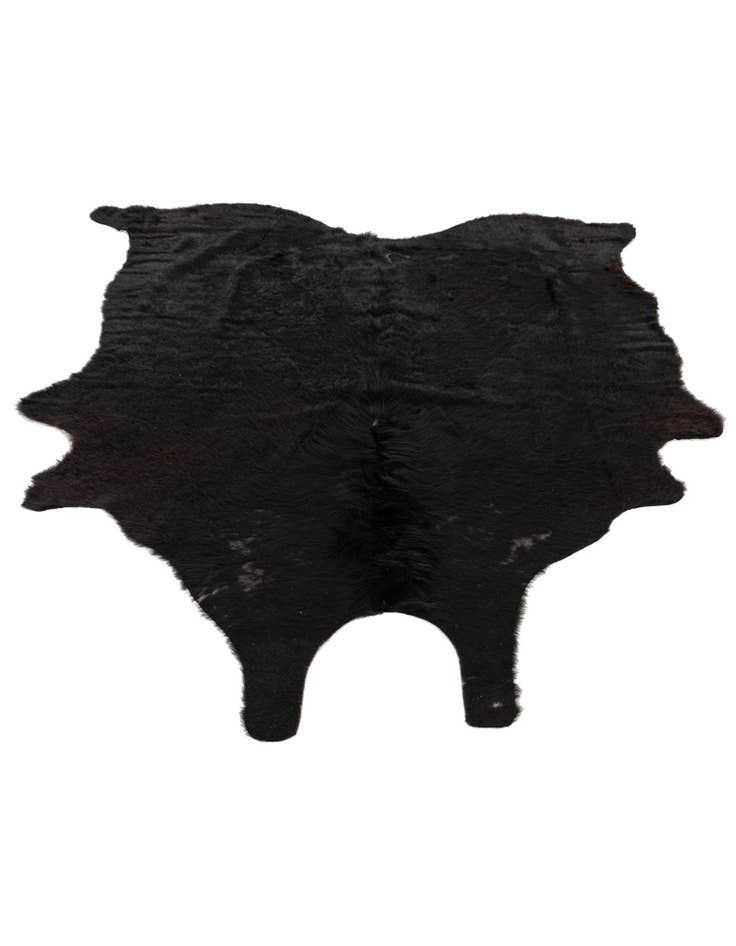 Detail image of  5' 5 x 6' 9 Cowhide Leather Rug