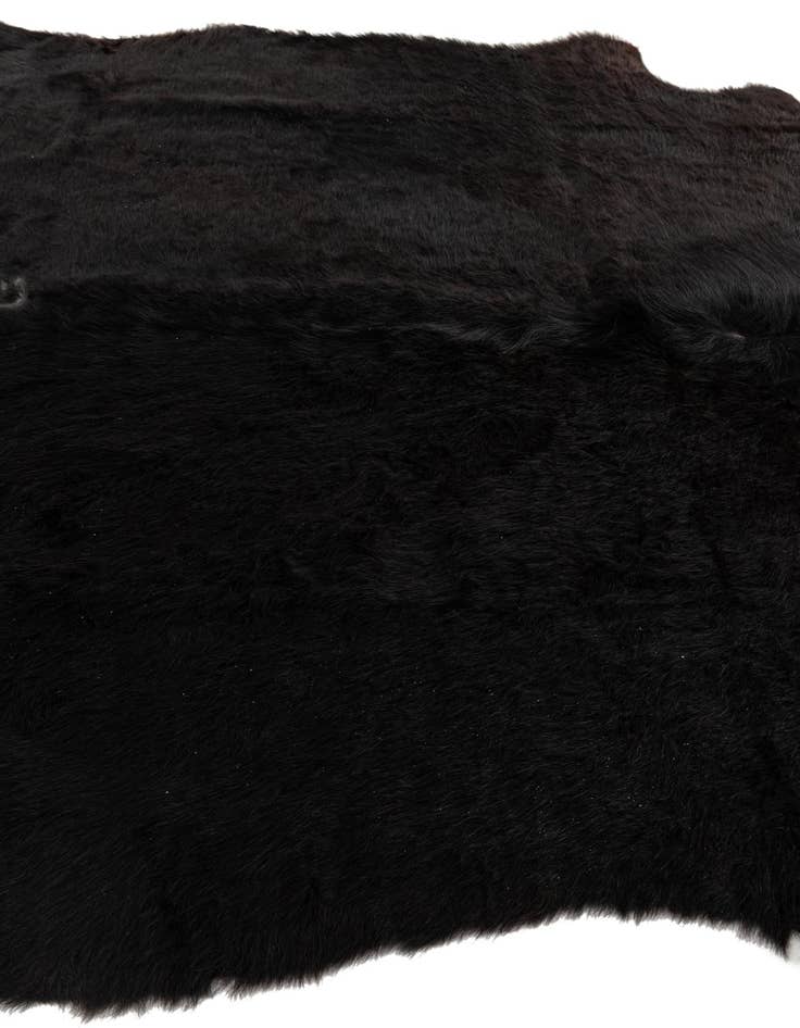 Detail image of  5' 5 x 6' 9 Cowhide Leather Rug