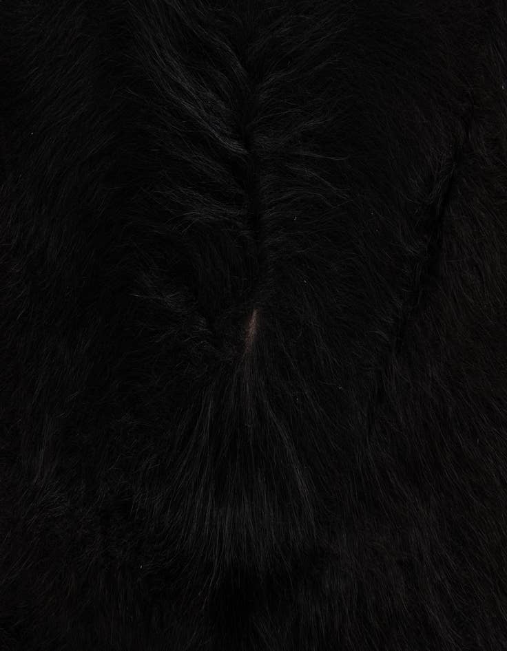 Detail image of  5' 5 x 6' 9 Cowhide Leather Rug