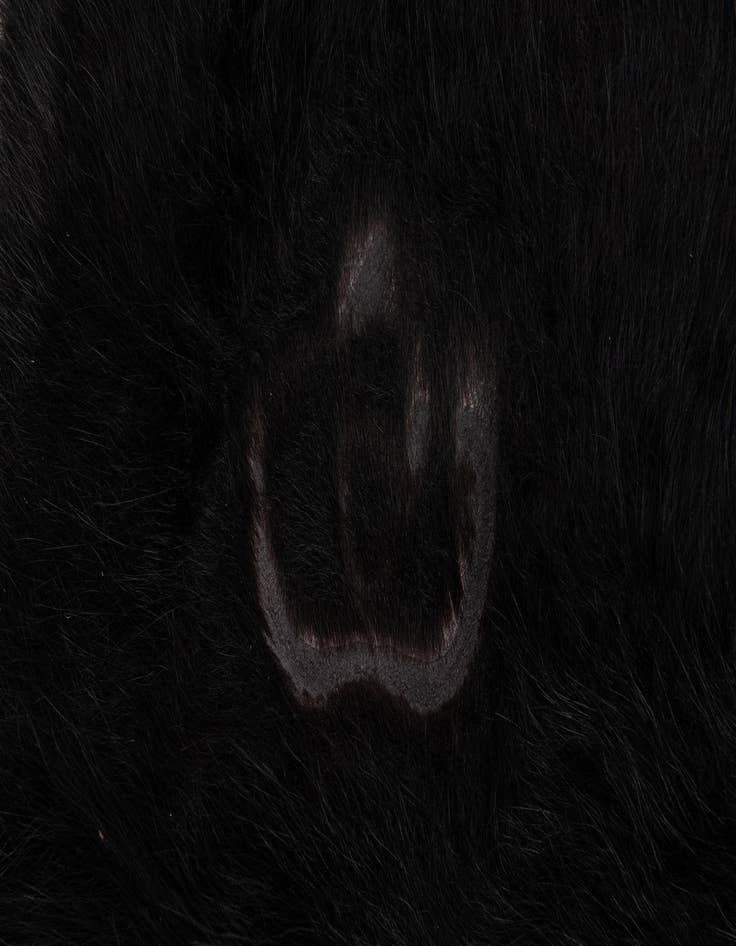 Detail image of  5' 5 x 6' 9 Cowhide Leather Rug