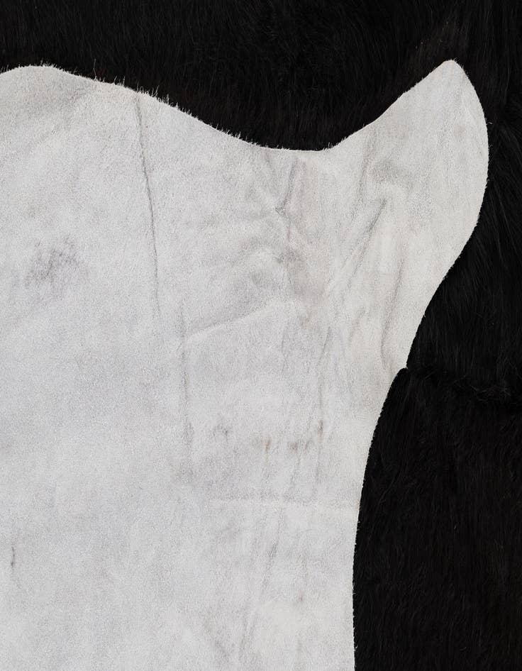 Detail image of  5' 5 x 6' 9 Cowhide Leather Rug