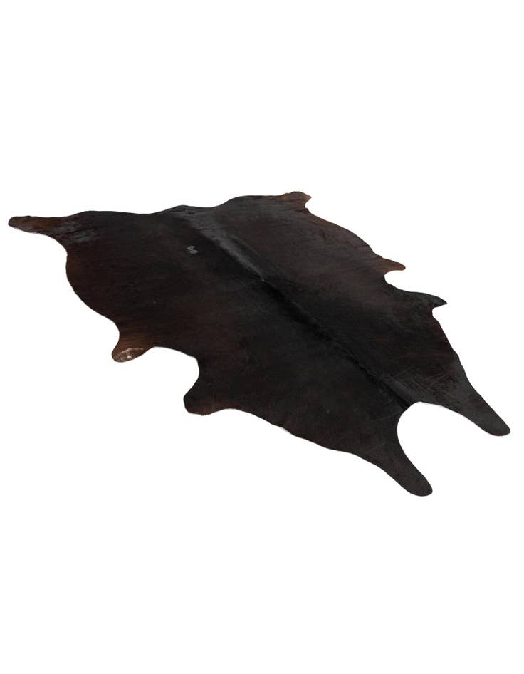 Detail image of  5' 3 x 6' 5 Cowhide Leather Rug