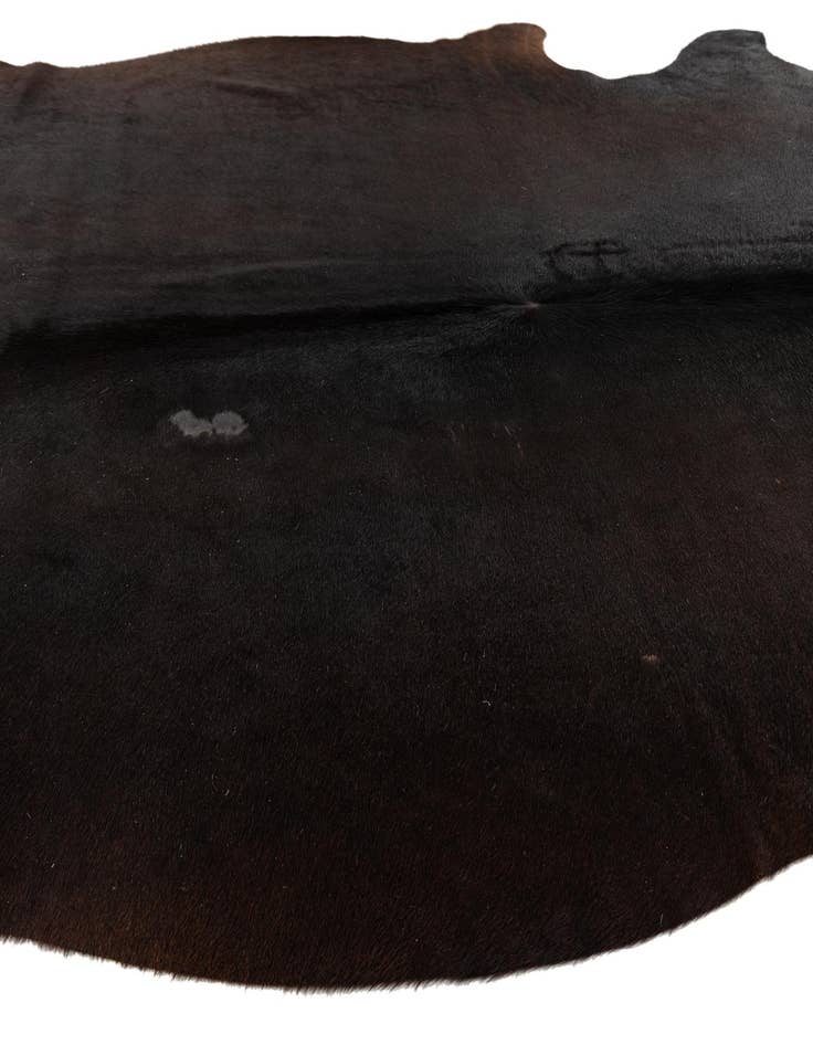 Detail image of  5' 3 x 6' 5 Cowhide Leather Rug