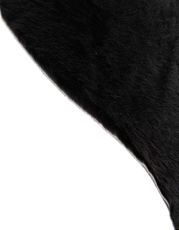 Detail image of  6' 1 x 7' 3 Cowhide Leather Rug