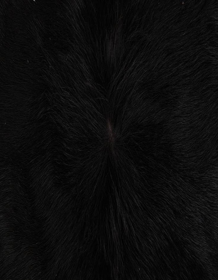 Detail image of  6' 1 x 7' 3 Cowhide Leather Rug