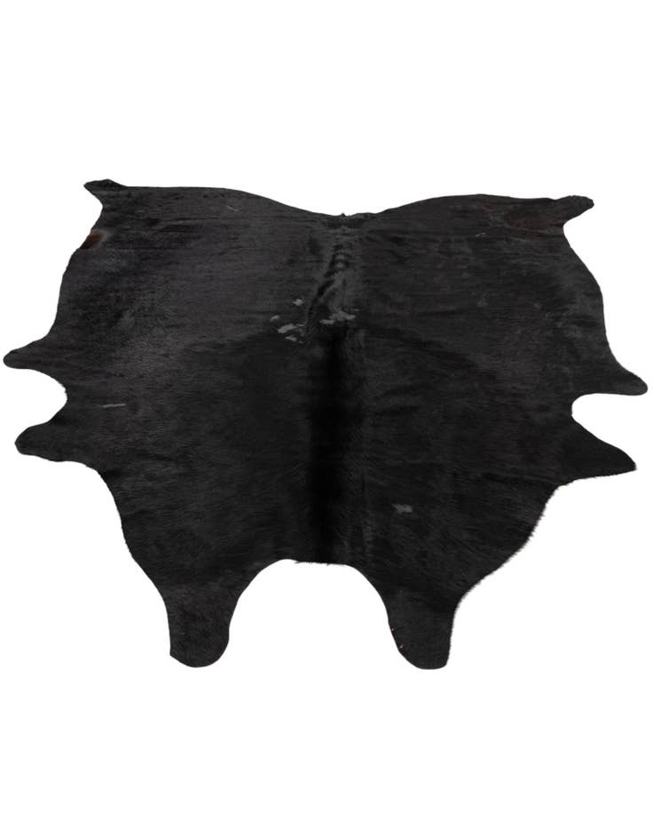 Detail image of  5' 5 x 6' 8 Cowhide Leather Rug