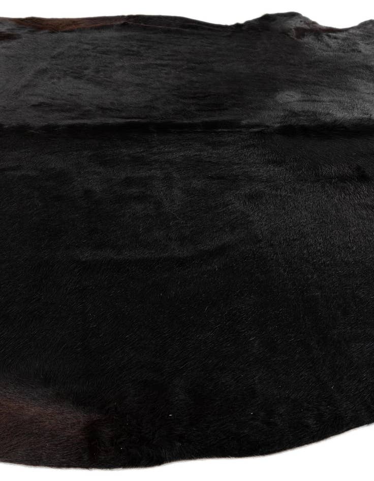 Detail image of  5' 11 x 7' Cowhide Leather Rug