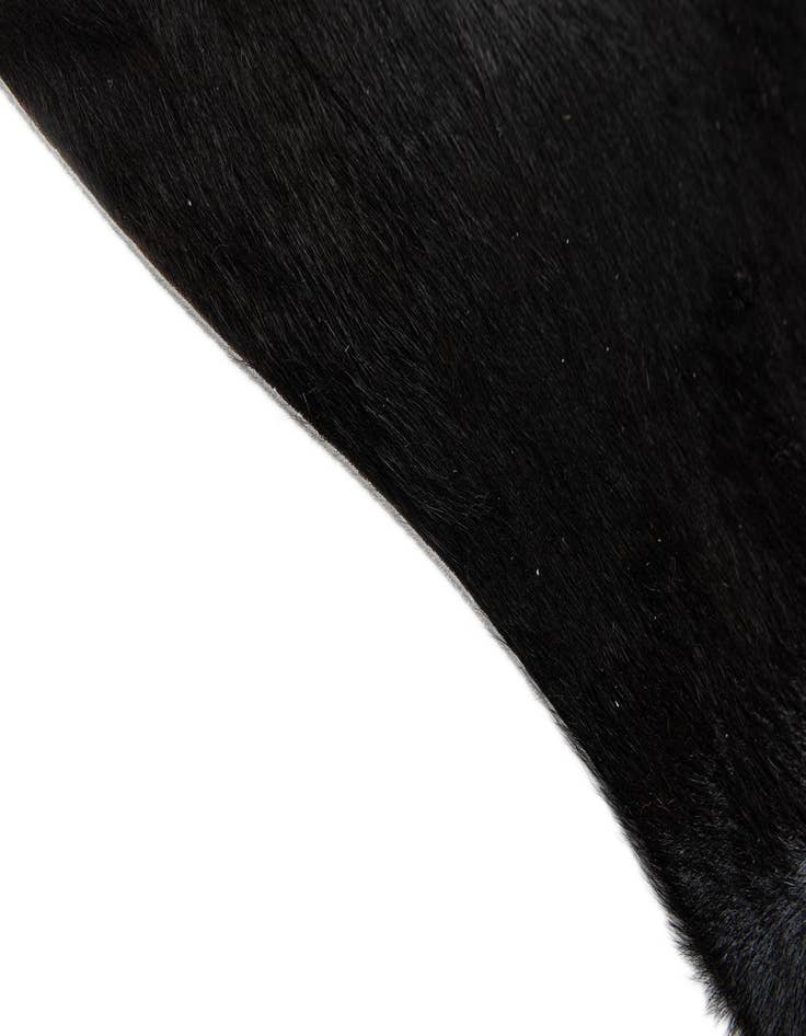 Detail image of  5' 11 x 7' Cowhide Leather Rug