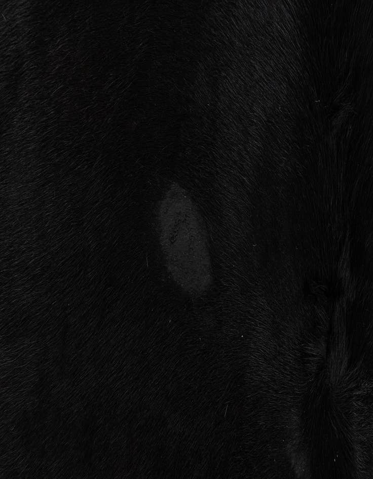 Detail image of  5' 11 x 7' Cowhide Leather Rug