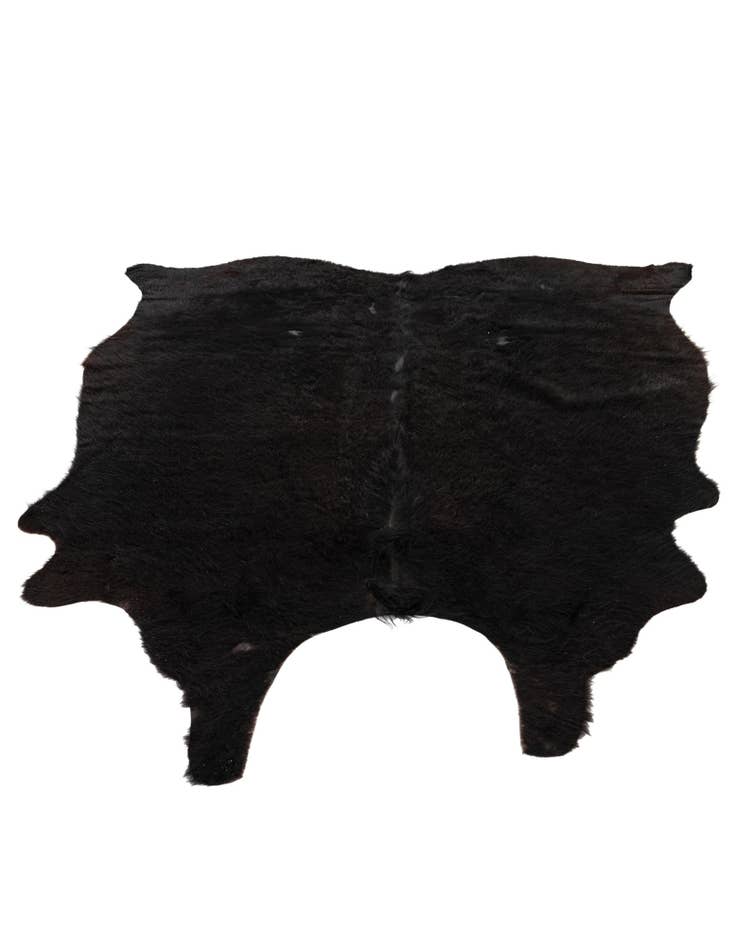 Detail image of  5' 1 x 5' 8 Cowhide Leather Rug