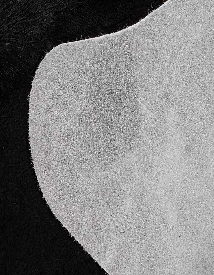 Detail image of  6' 5 x 7' 4 Cowhide Leather Rug