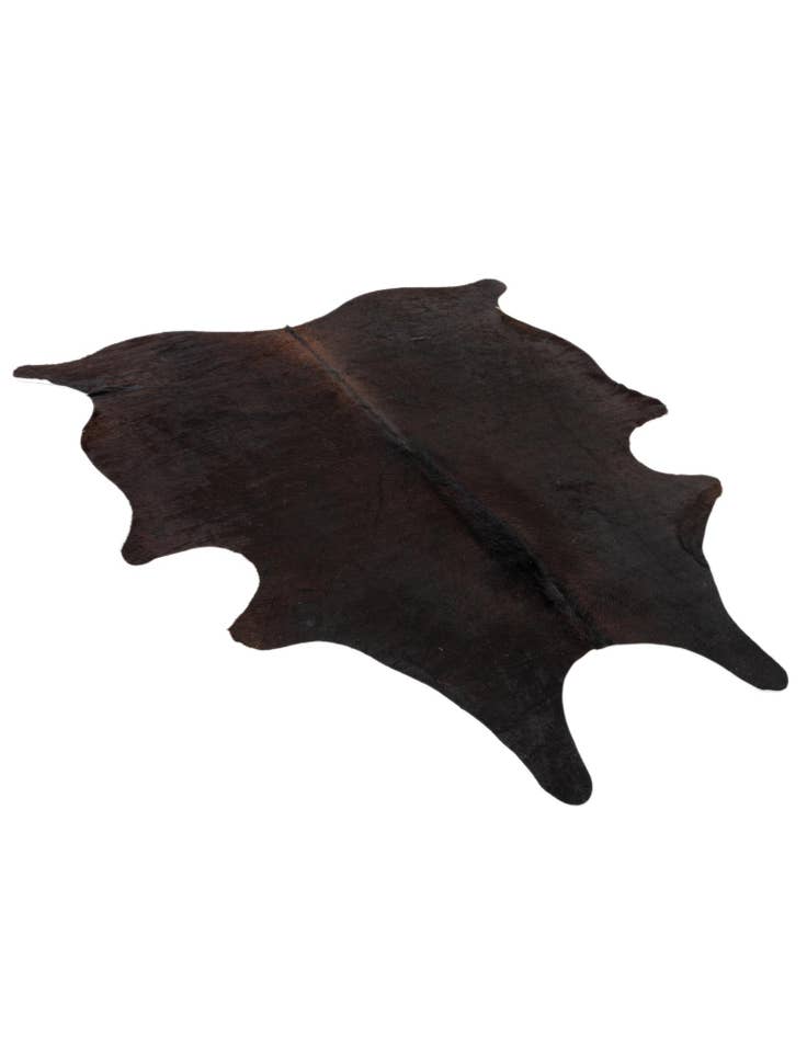 Detail image of  5' 11 x 6' 8 Cowhide Leather Rug