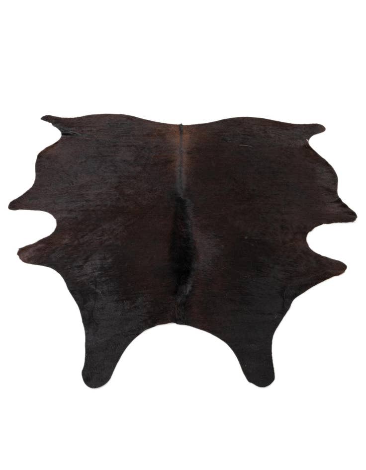 Detail image of  5' 11 x 6' 8 Cowhide Leather Rug