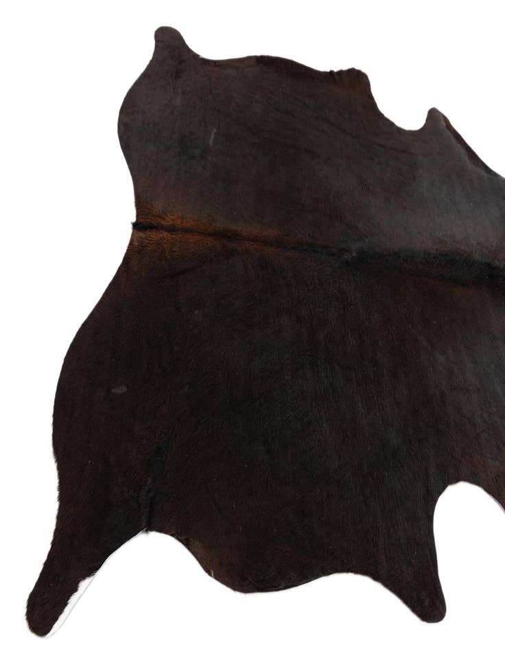 Detail image of  5' 11 x 6' 8 Cowhide Leather Rug