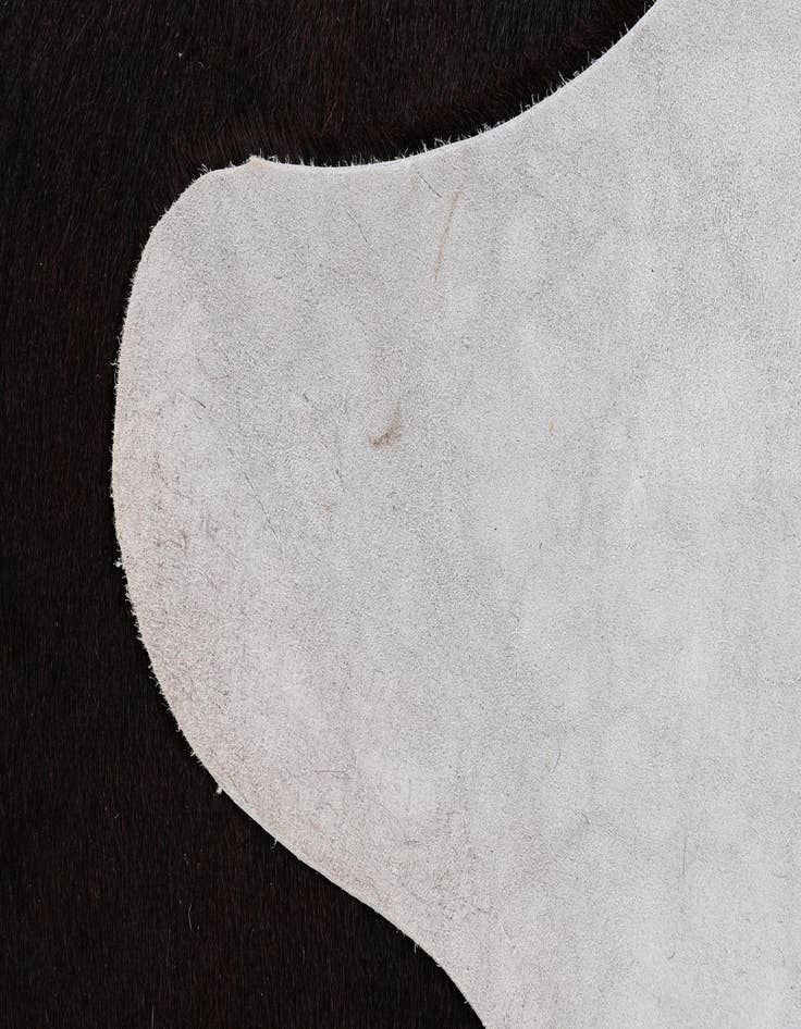 Detail image of  5' 11 x 6' 8 Cowhide Leather Rug