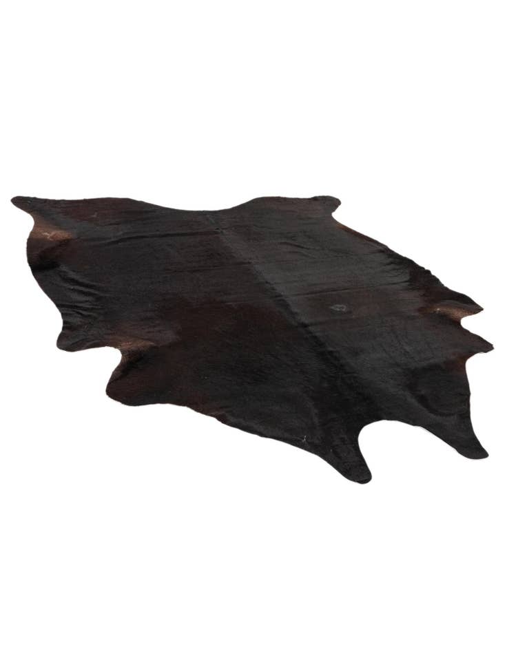 Detail image of  6' 9 x 7' 4 Cowhide Leather Rug