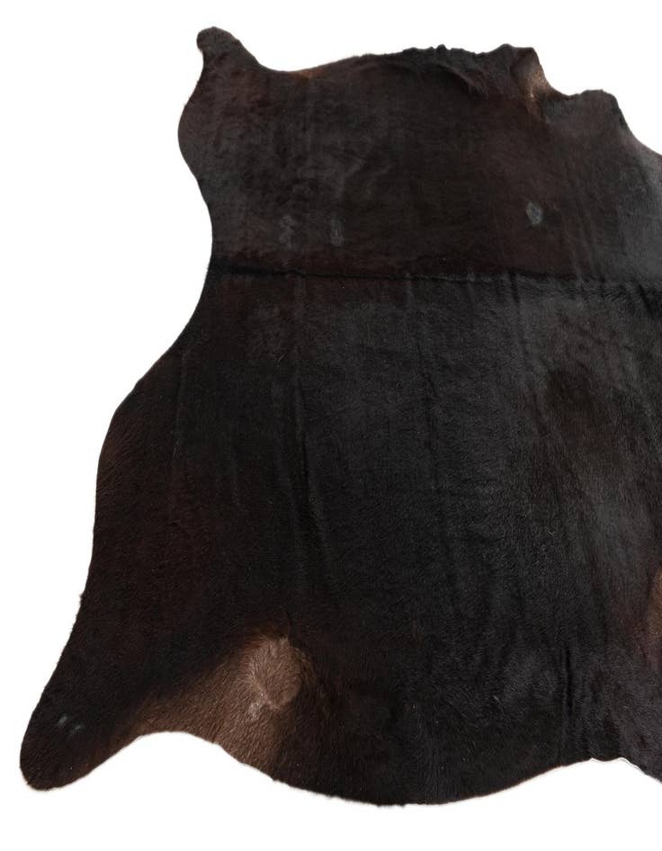 Detail image of  6' 9 x 7' 4 Cowhide Leather Rug