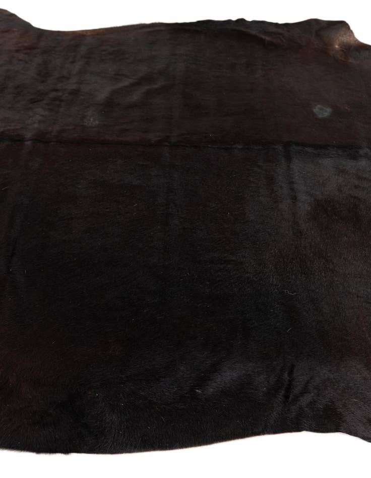 Detail image of  6' 9 x 7' 4 Cowhide Leather Rug