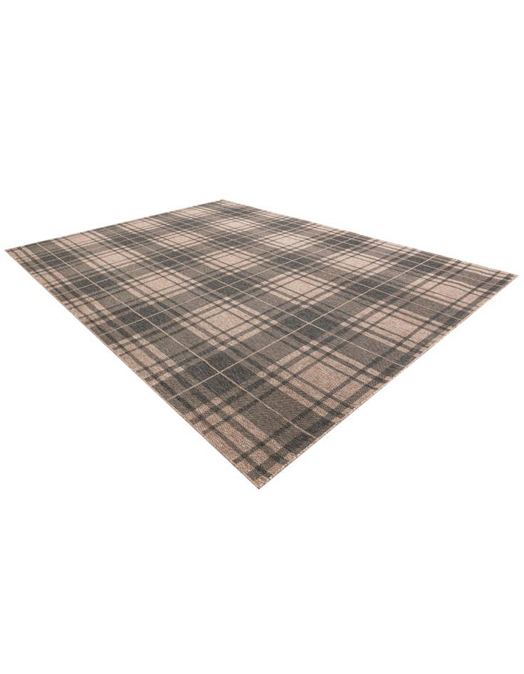 Detail image of  10' x 13'  Washable Checkered Indoor / Outdoor Rug