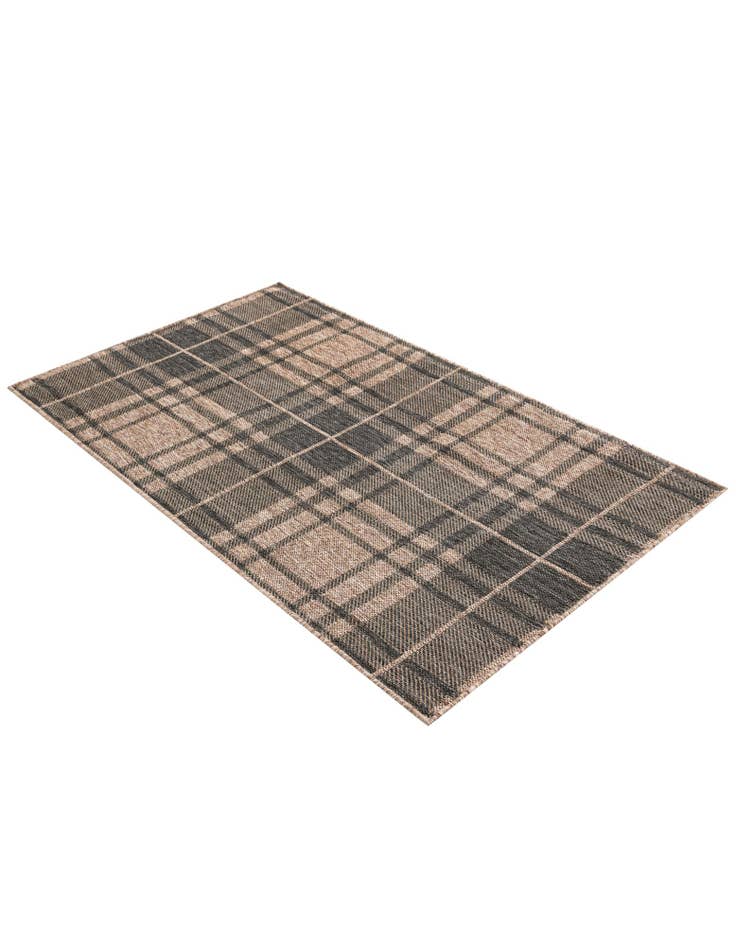 Detail image of  3' x 5' 3  Washable Checkered Indoor / Outdoor Rug