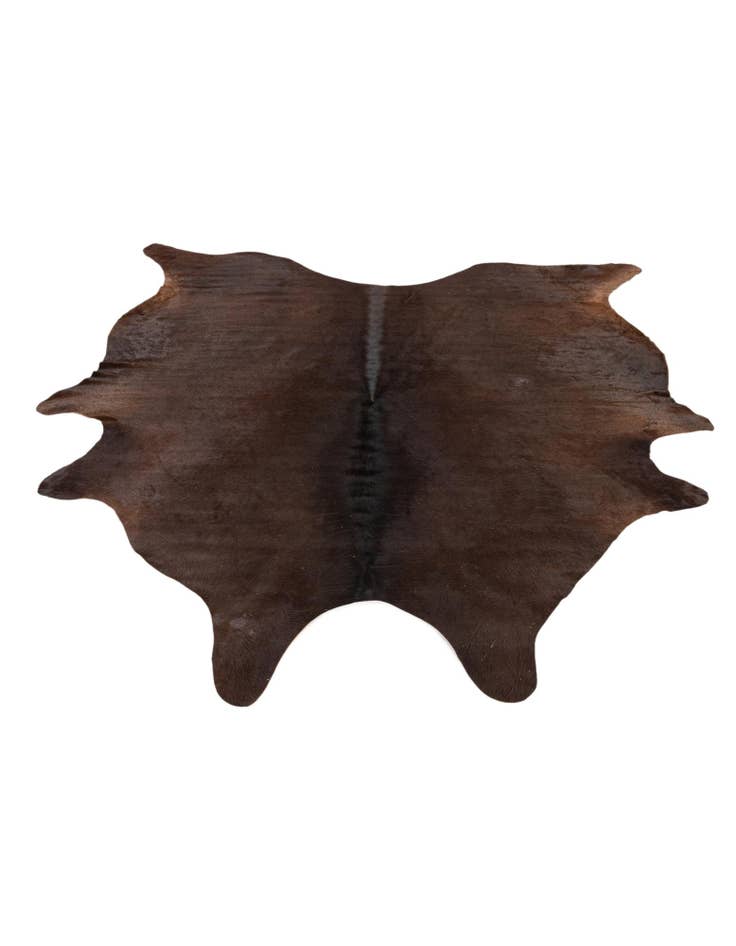 Detail image of  6' 2 x 6' 5 Cowhide Leather Square Rug