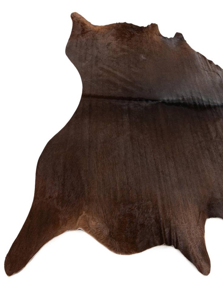 Detail image of  6' 2 x 6' 5 Cowhide Leather Square Rug