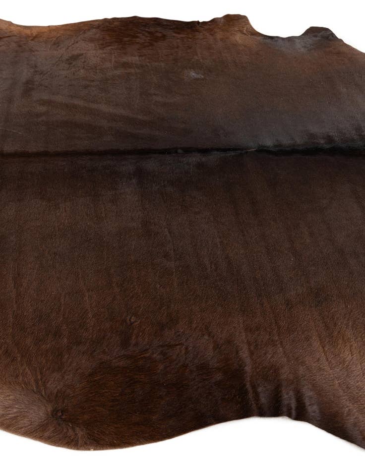 Detail image of  6' 2 x 6' 5 Cowhide Leather Square Rug