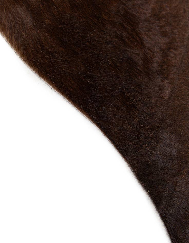 Detail image of  6' 2 x 6' 5 Cowhide Leather Square Rug