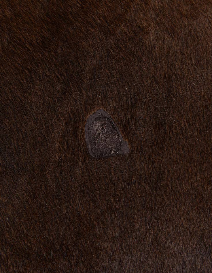 Detail image of  6' 2 x 6' 5 Cowhide Leather Square Rug