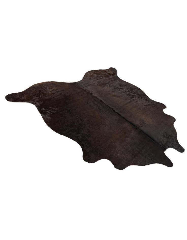 Detail image of  5' 5 x 5' 10 Cowhide Leather Square Rug