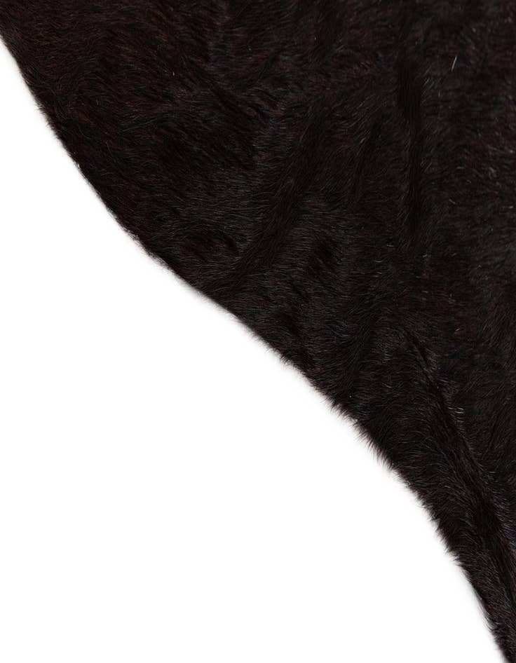 Detail image of  5' 5 x 5' 10 Cowhide Leather Square Rug