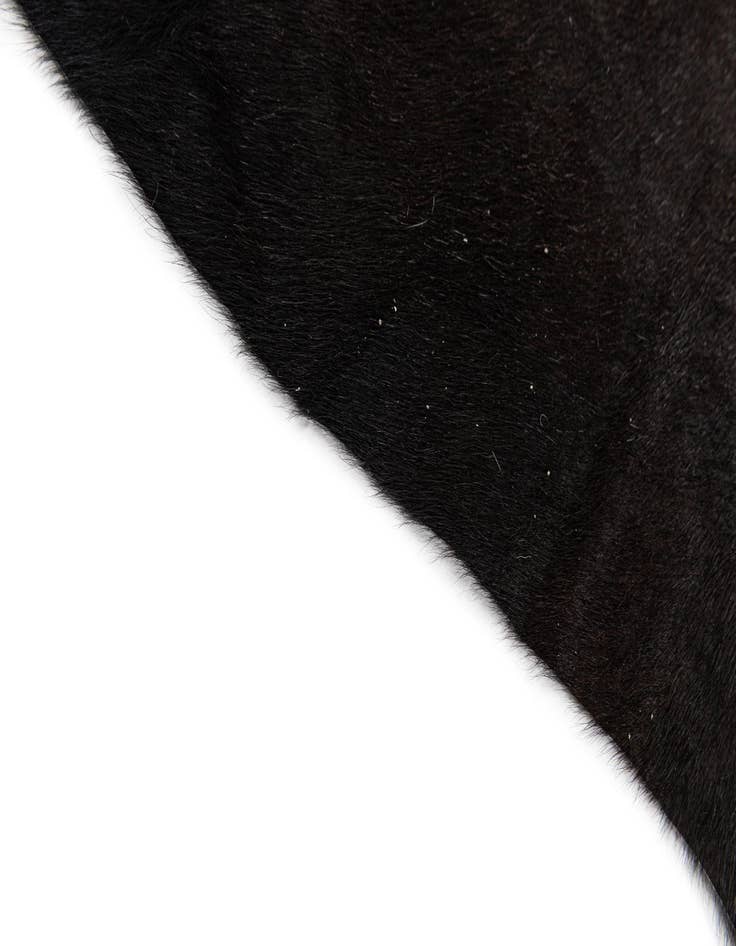 Detail image of  4' 9 x 5' 4 Cowhide Leather Square Rug