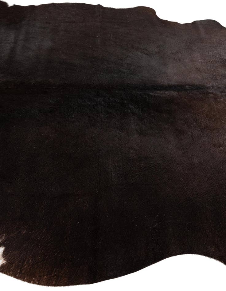 Detail image of  4' 5 x 4' 11 Cowhide Leather Square Rug