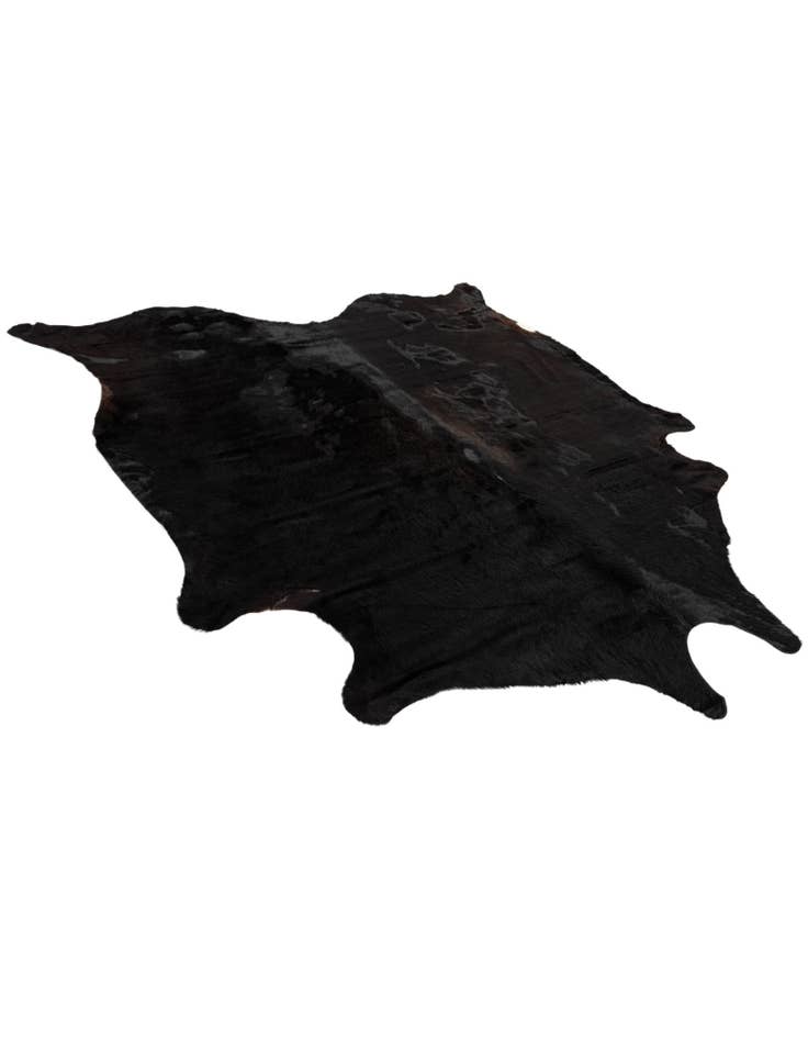 Detail image of  6' 6 x 6' 11 Cowhide Leather Square Rug