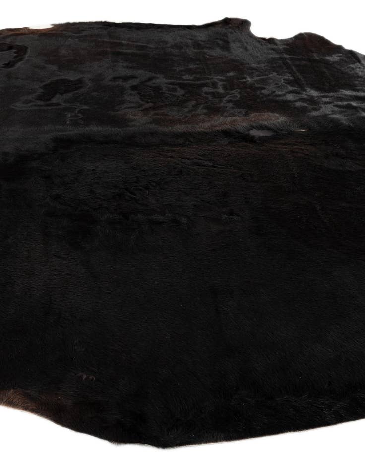 Detail image of  6' 6 x 6' 11 Cowhide Leather Square Rug