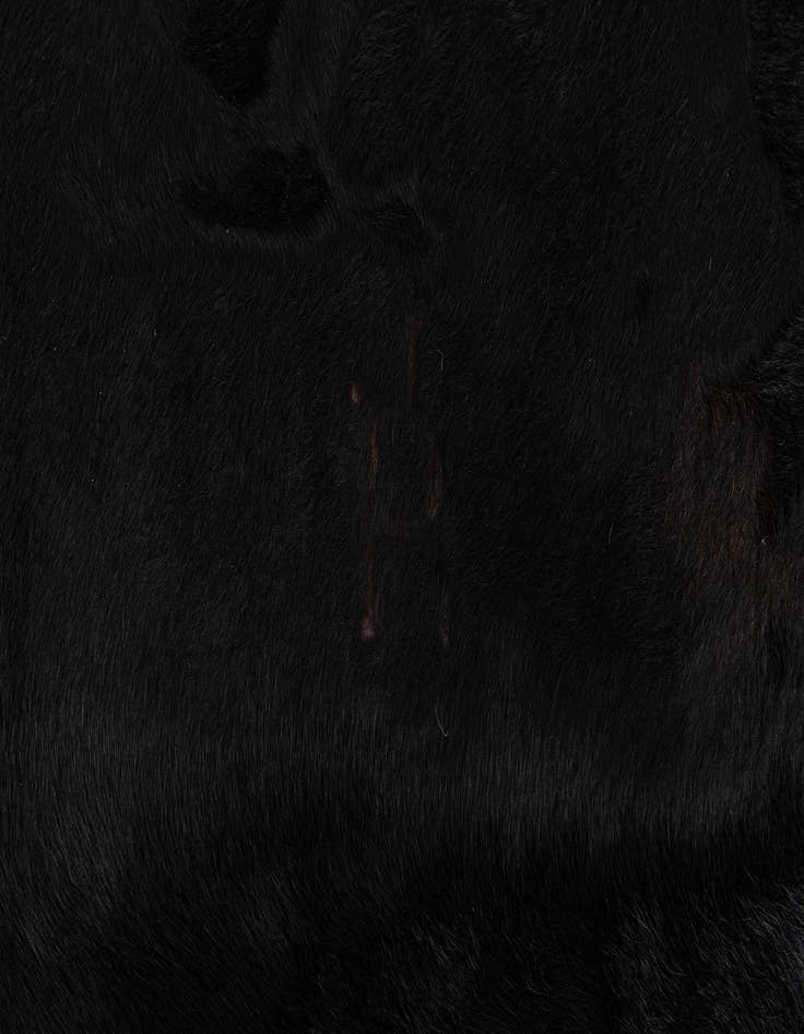 Detail image of  6' 6 x 6' 11 Cowhide Leather Square Rug