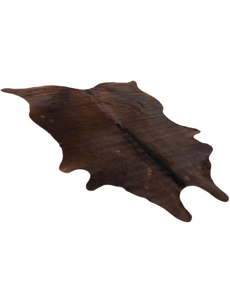 Detail image of  5' x 5' Cowhide Leather Square Rug