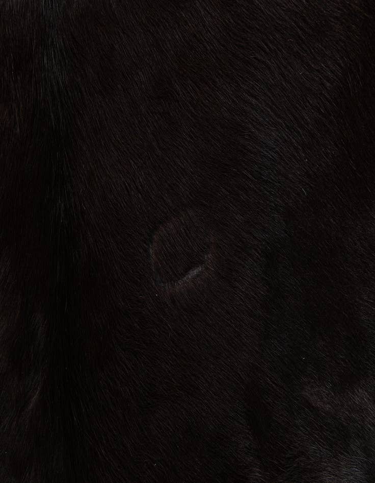 Detail image of  6' 2 x 6' 8 Cowhide Leather Square Rug