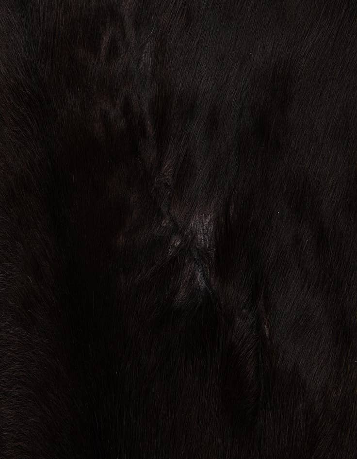 Detail image of  6' 2 x 6' 8 Cowhide Leather Square Rug