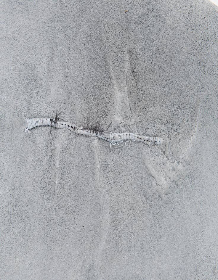 Detail image of  6' 2 x 6' 8 Cowhide Leather Square Rug