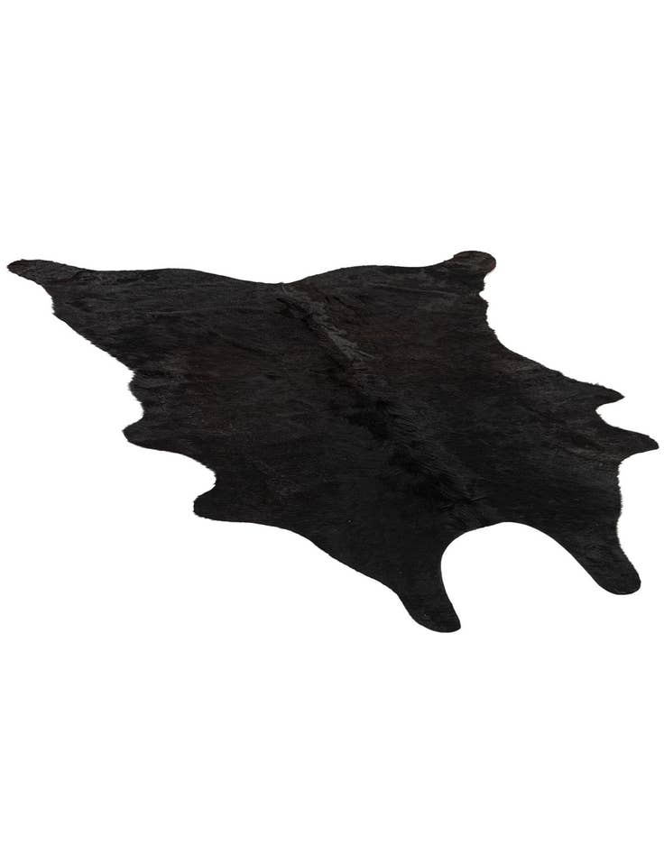 Detail image of  5' 4 x 5' 7 Cowhide Leather Square Rug