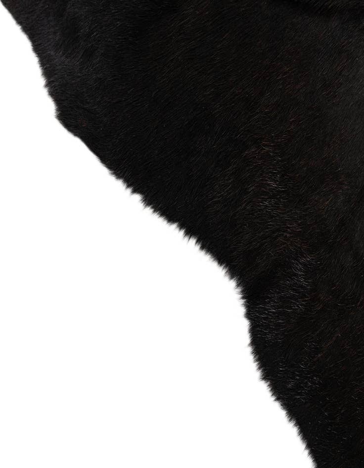 Detail image of  5' 4 x 5' 7 Cowhide Leather Square Rug