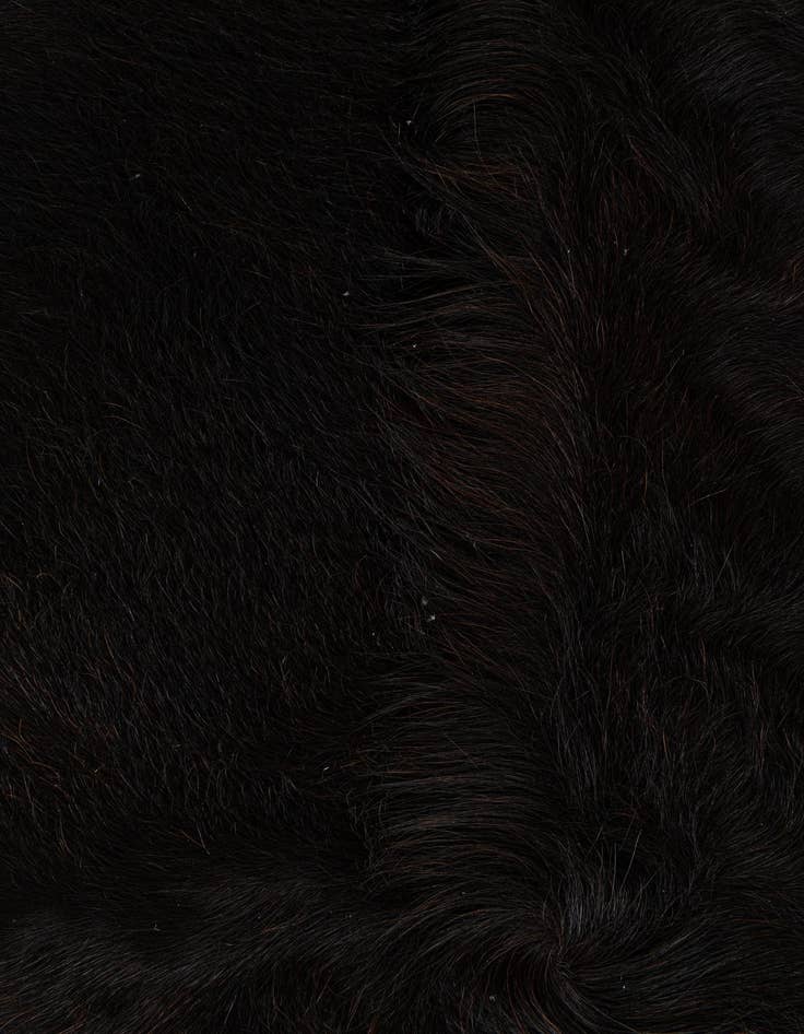 Detail image of  5' 4 x 5' 7 Cowhide Leather Square Rug