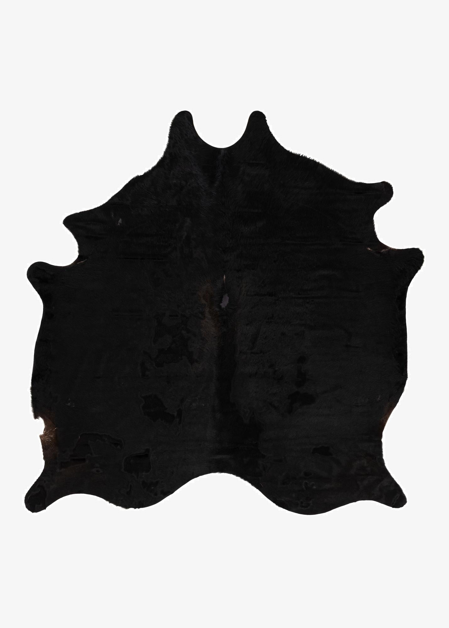  6' 6 x 6' 11 Cowhide Leather Square Rug