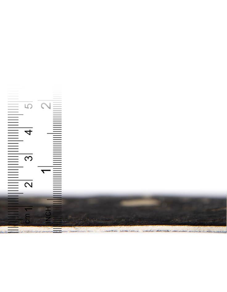 Detail image of  5' 7 x 6' 3 Cowhide Leather Rug