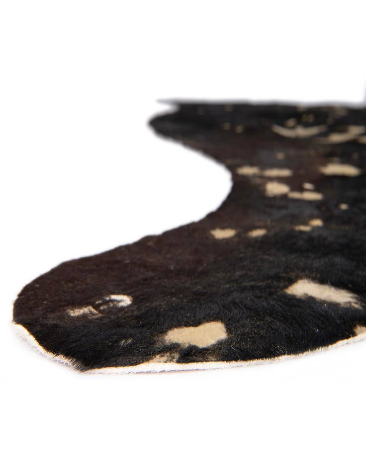 Detail image of  5' 7 x 6' 3 Cowhide Leather Rug