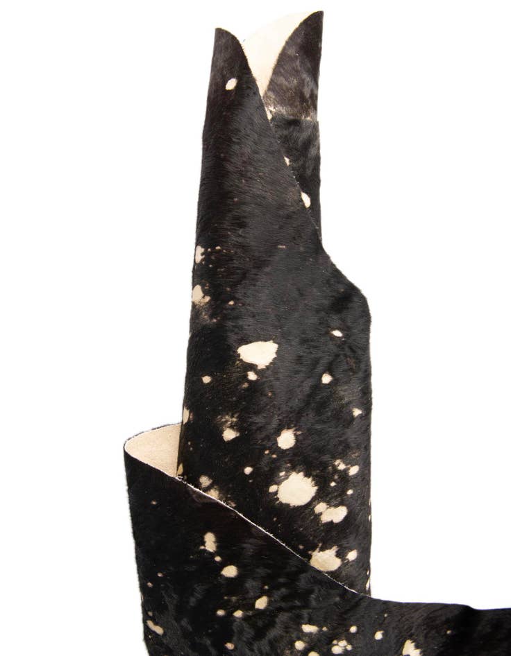 Detail image of  5' 7 x 6' 3 Cowhide Leather Rug