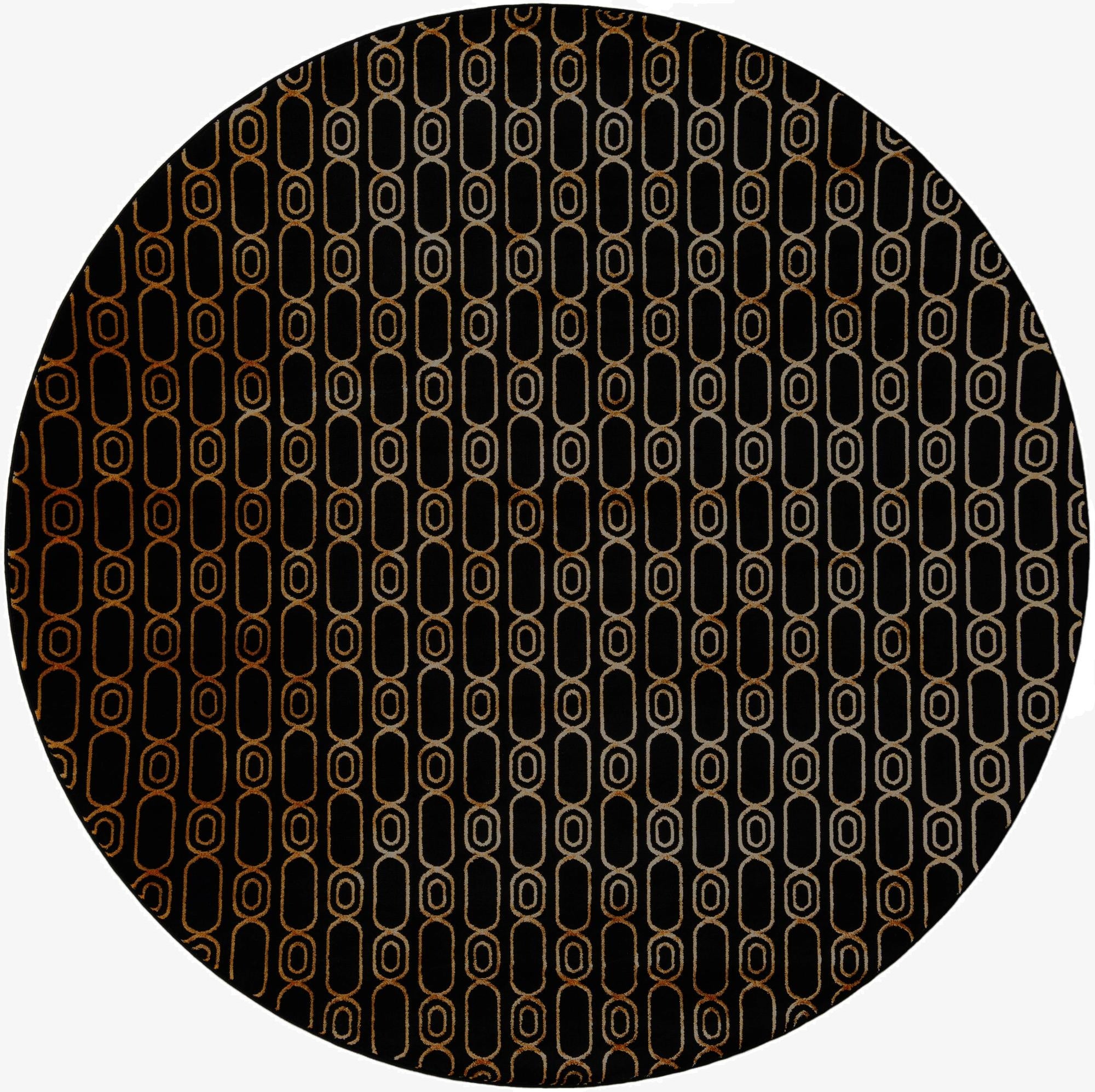  10' x 10' Vogue Geo Round Rug